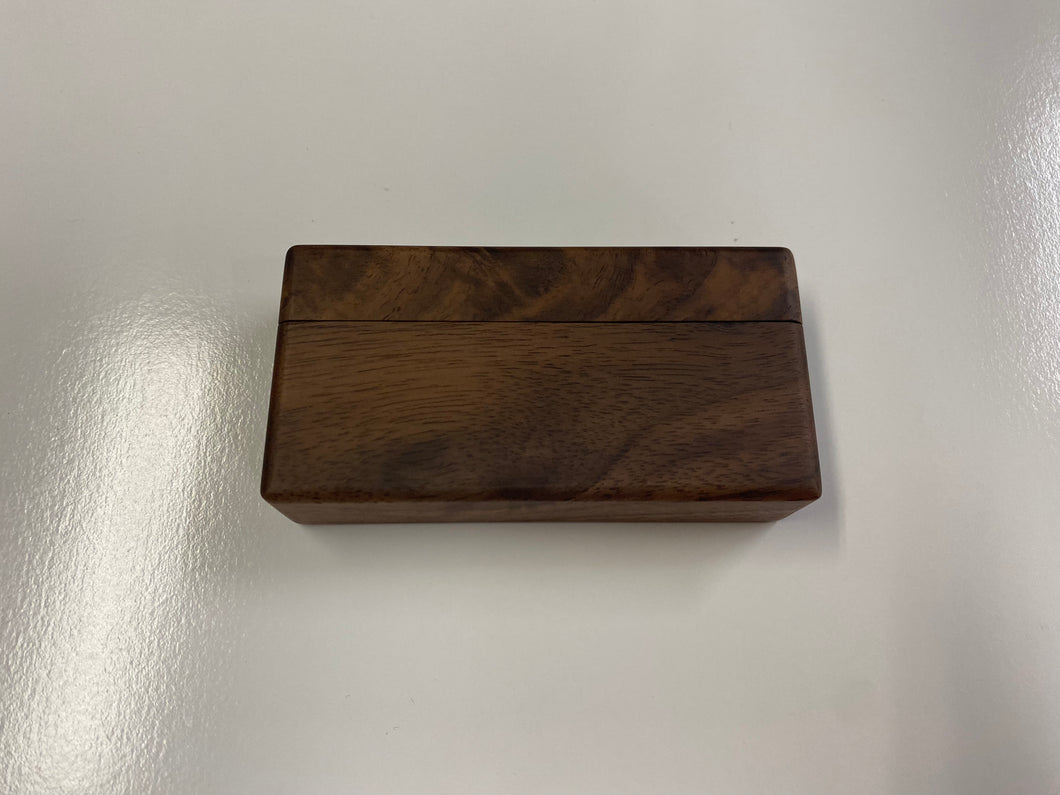 Walnut dual ring box