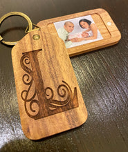 Load image into Gallery viewer, Photo Keychains Koa Wood
