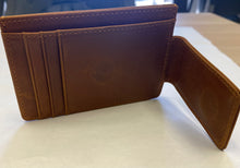 Load image into Gallery viewer, Veg Tanned Leather Wallet w/money clip
